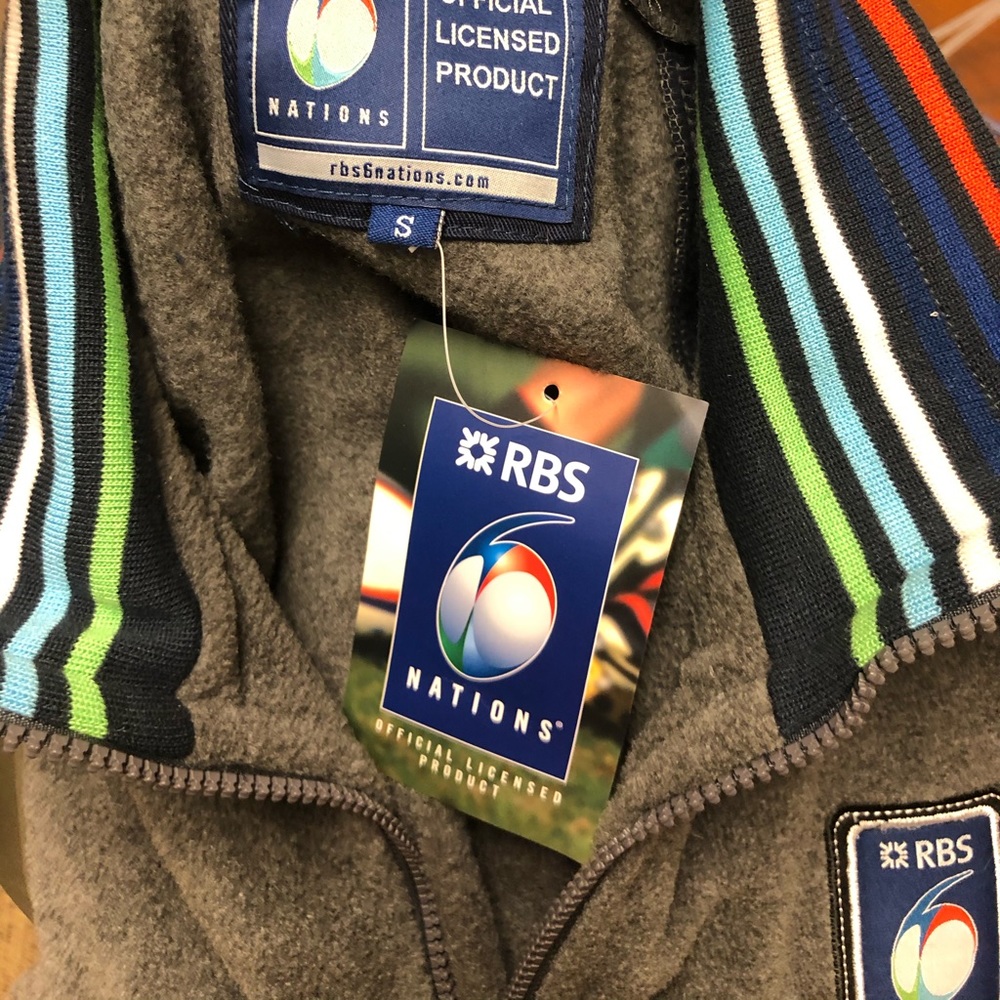 🥳 3 for 20$ Rugby RBS 6 National Fleece Jacket - Picture 2 of 3
